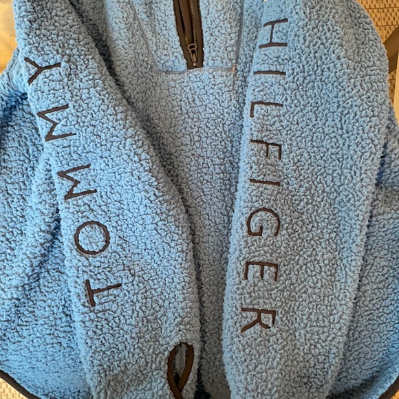 Tommy Hilfiger half zip, Woman’s pullover, Blue Small comfy New With Tags - Picture 5 of 6